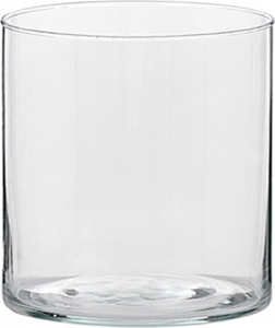 Vaso Cilindrico in Vetro Trasparente Diverse Misure | Vendita Ingrosso