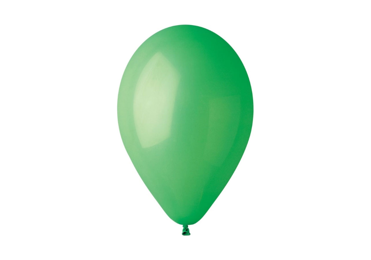 Palloncini verdi in confezione da 25 pezzi. Vendita all'ingrosso e online