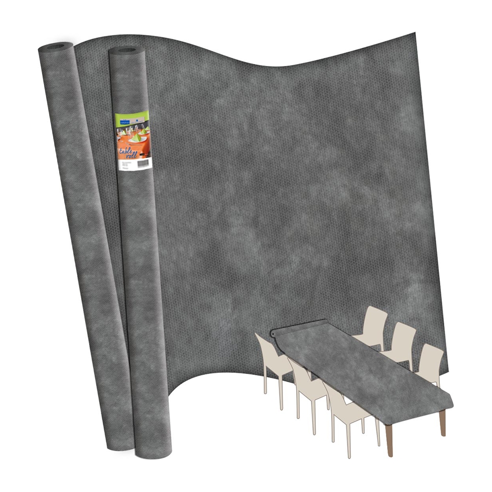 Tovaglia in Tessuto Non Tessuto a Rotolo 5mt - Vendita online all'ingrosso b2b GRIGIO
