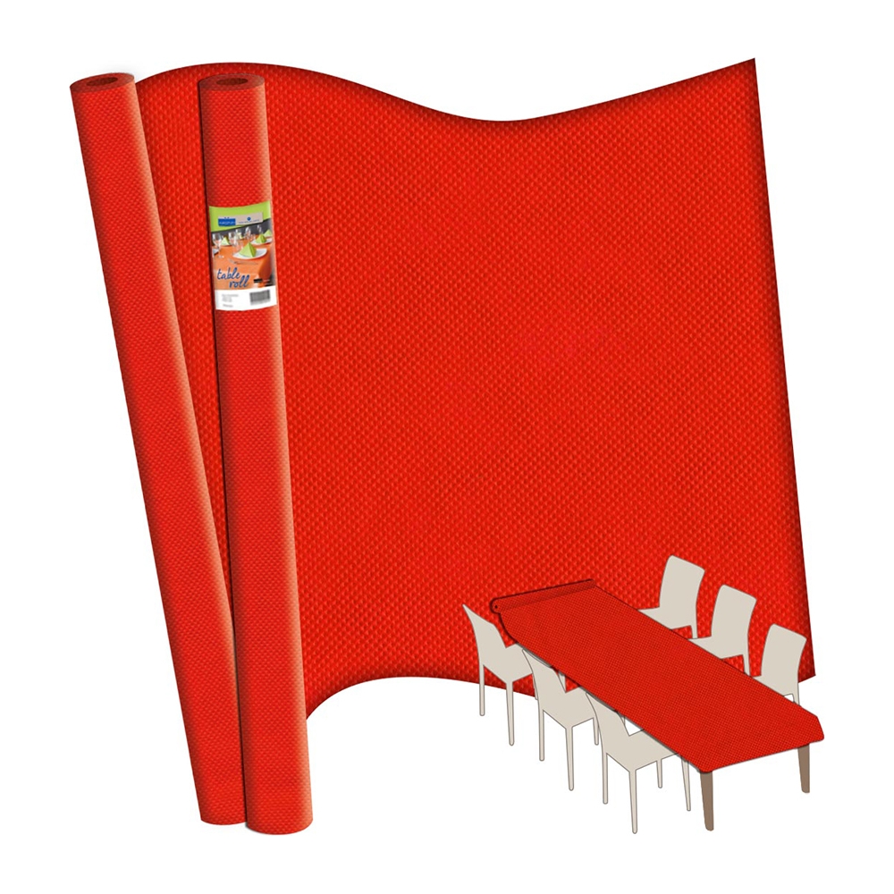 Tovaglia in Tessuto Non Tessuto a Rotolo 5mt - Vendita online all'ingrosso b2b ROSSO