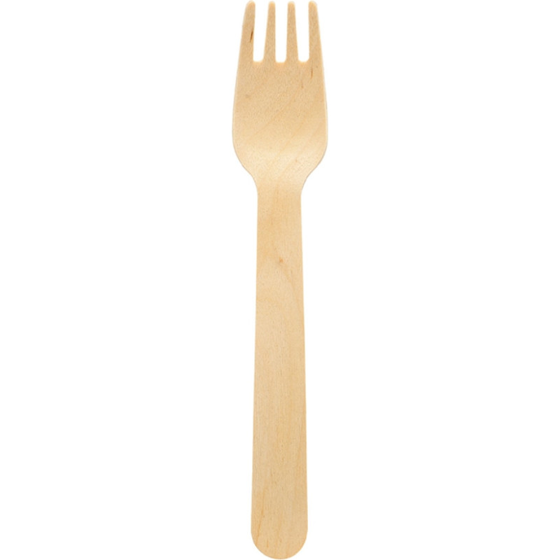 Posate in Legno Petit (100 Pezzi) - forchetta