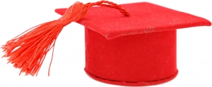 Tocco Laurea rosso. Vendita in confezione da 12 pezzi. Vendita all'ingrosso e online