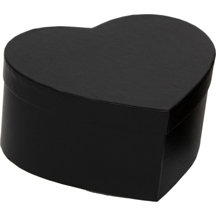 Scatola a cuore nera.