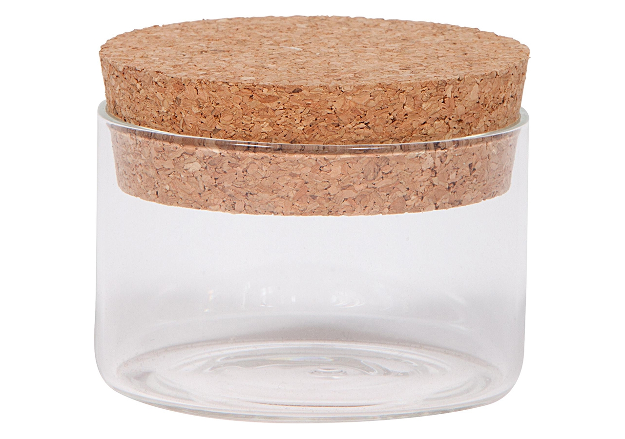 Vasetto In Vetro Con Tappo In Sughero