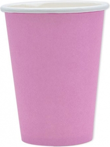 bicchieri ecolor in cartoncino color rosa
