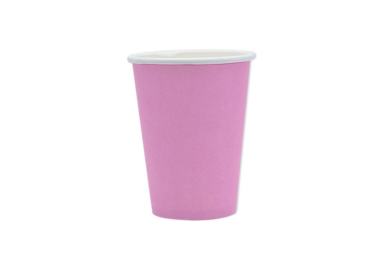 bicchieri ecolor in cartoncino color rosa