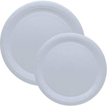 Piatti ecolor in cartoncino da 25 pezzi