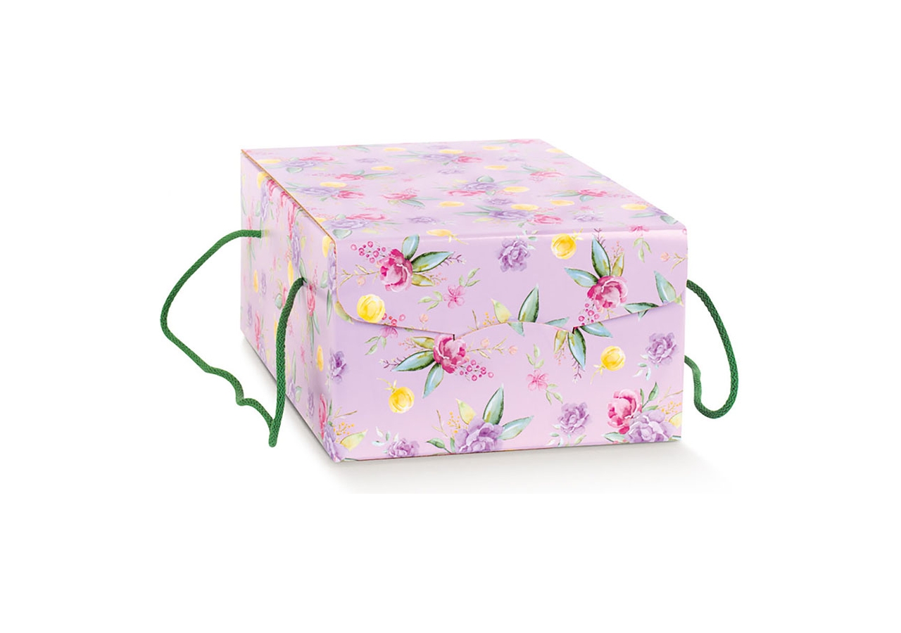 scatola segreto con cordini fantasia Flowers