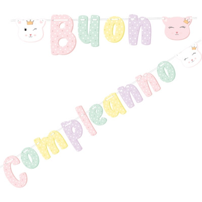 Festone Buon Compleanno Lady Kitty.