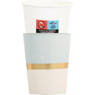 Bicchieri cartoncino baby chic (8 pezzi)