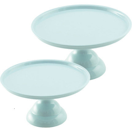 Alzata in melanina azzurra Alzata in melanina azzurra