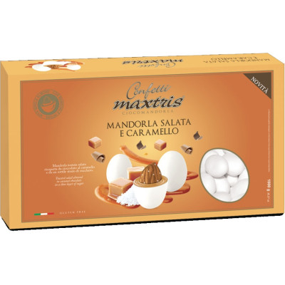 Confetti alla mandorla salata e caramello