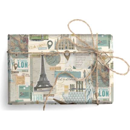 Carta da regalo fantasia diario di viaggio