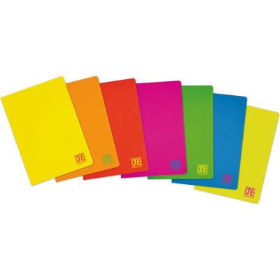 Maxi Quaderno a Righe One Color Fluo 80GR