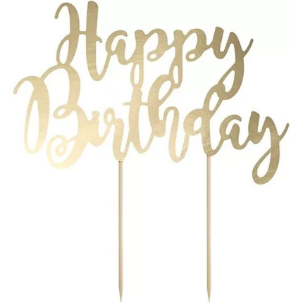 Decorazione Happy Birthday per torte