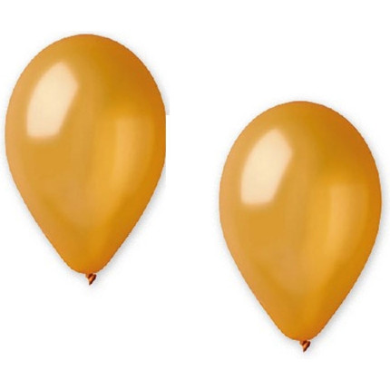 Palloncini medium in oro, confezione da 16 pezzi