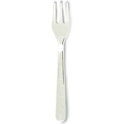Forchettine trasparenti compostabili 10CM (50 pezzi)