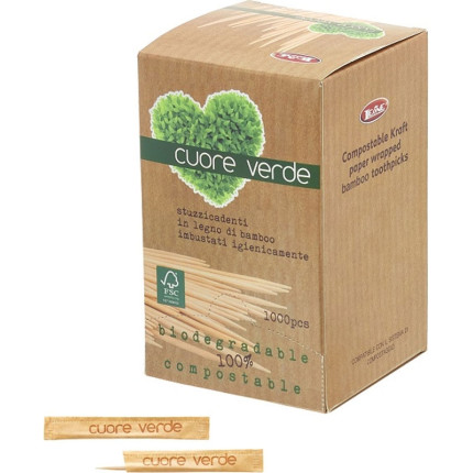 sTUZZICADENTI CON DOPPIA PUNTA IMBUSTATI