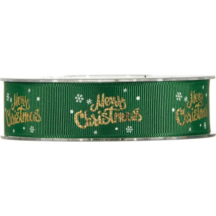 Nastro grosgrain Merry Christmas