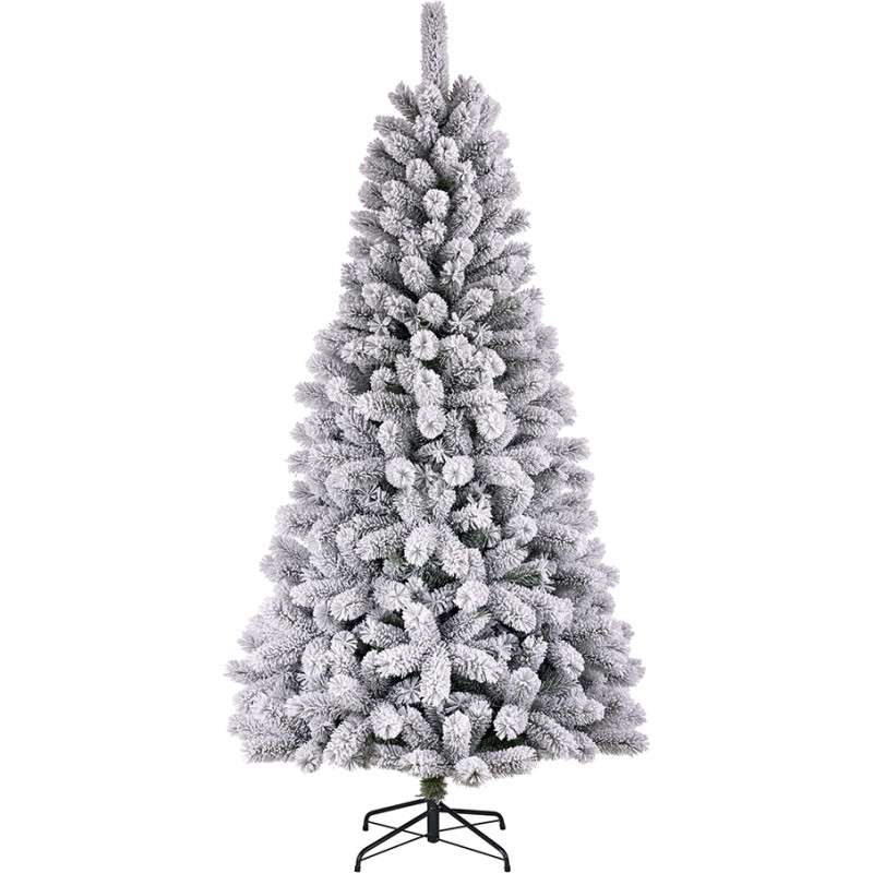 Albero di Natale Medford Innevato - Albero Artificiale effetto Ghiaccio 185cm