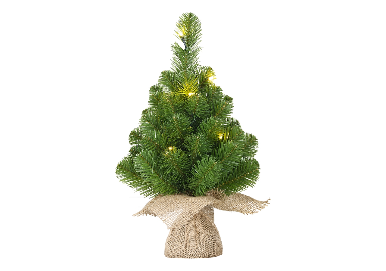 Mini Alberi Di Natale Artificiali ParPix | Set Decorazioni Natalizie | Piccoli Abeti Rossi