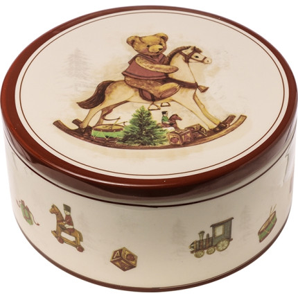 Scatola tonda in ceramica 20 cm