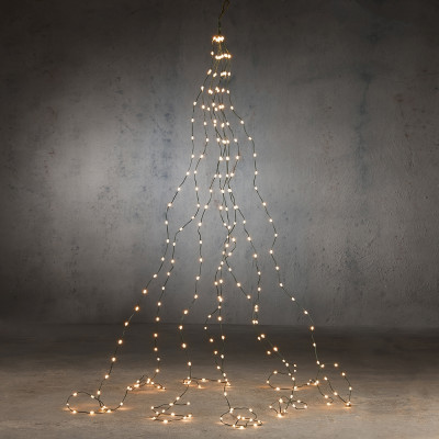 Tendina luminosa per Albero di Natale con Timer 210cm