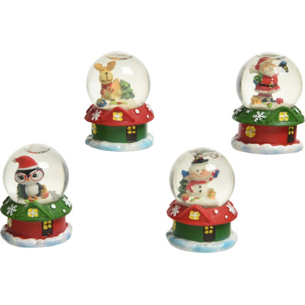 Palla Di Neve Natalizia Heaven Sends – 12x8.2 Cm, Con Base Effetto Betulla