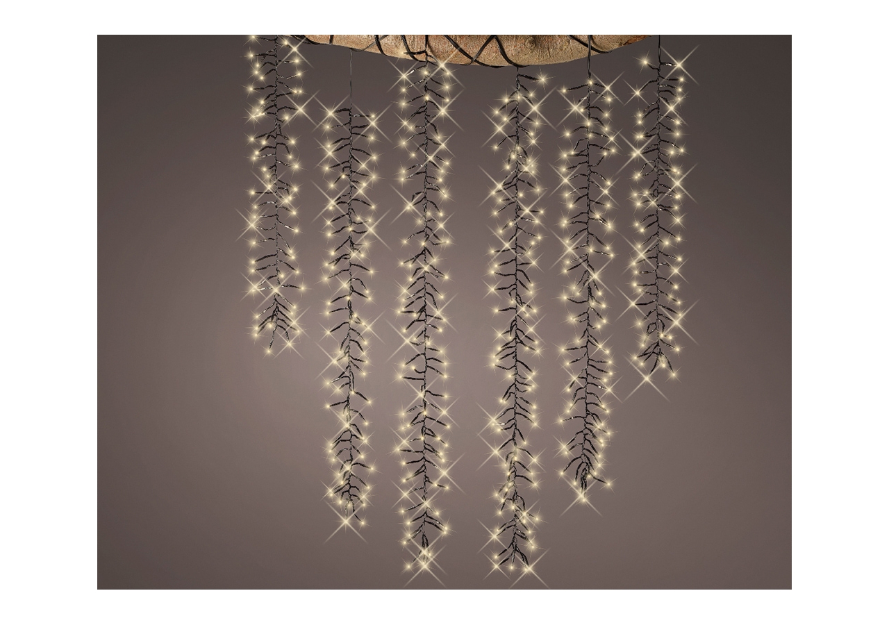 Led Per Albero Di Natale Cascata di 480 luci led per albero di natale