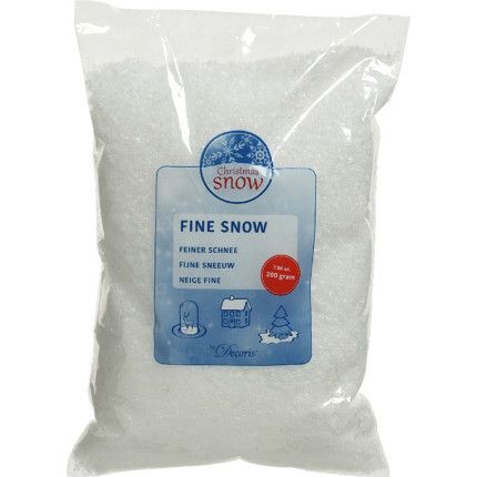 Busta di neve fine artificiale