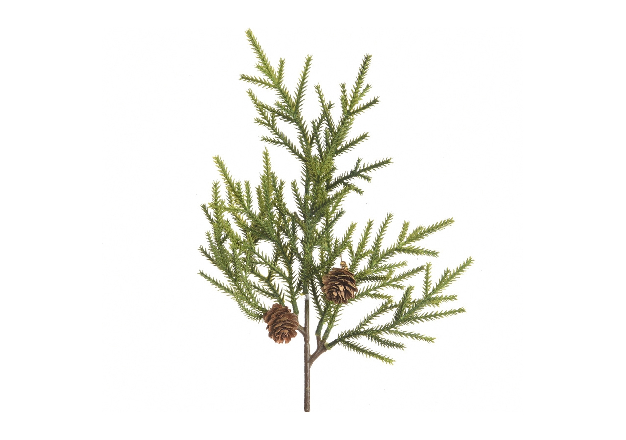 25 Pezzi Pini Artificiali, Simulazione di Natale Aghi di Pino Piccole Bacche Pigne, Piccoli Rami di Pigne di Bacche Finte per Composizioni Floreali, Ghirlande, Decorazioni per l'albero di Natale