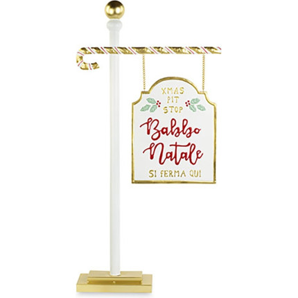 Insegna babbo natale