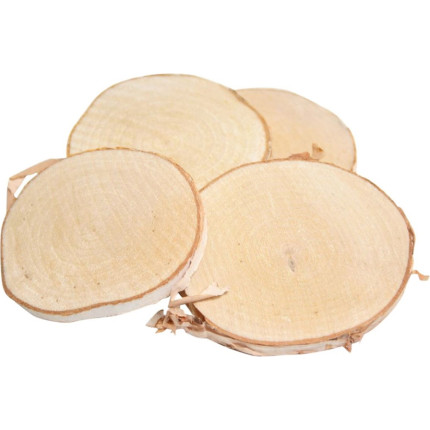 Dischi di corteccia 10cm (10 pezzi)