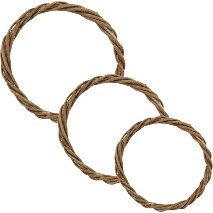 Ghirlanda in legno intrecciato