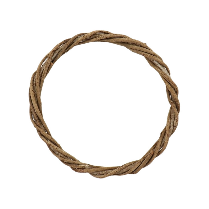 Ghirlanda in legno intrecciato