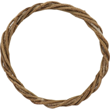 Ghirlanda in legno intrecciato