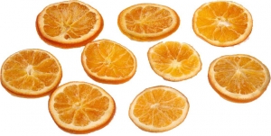 Fettine d'arancia disidratata