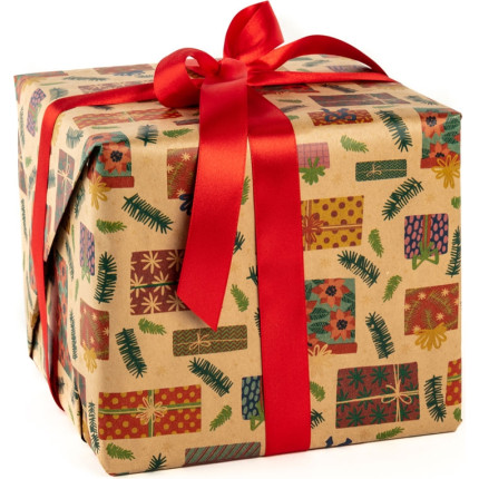 Carta da regalo pacchetti natale