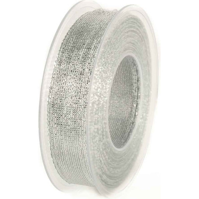Nastro rete lurex animato, color argento. 2