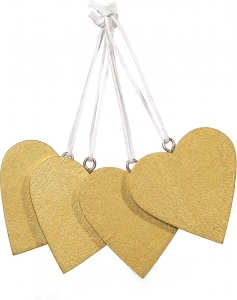 Cuori pendenti oro