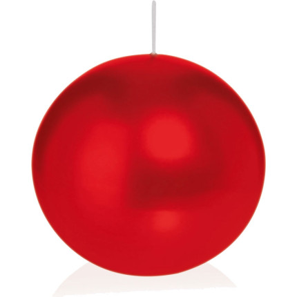 Candela sferica rossa