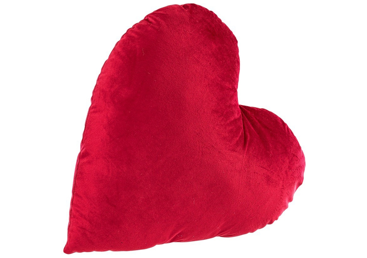 Cuscino cuore rosso 15 cm
