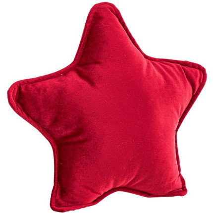 Cuscino stella rosso 10 cm