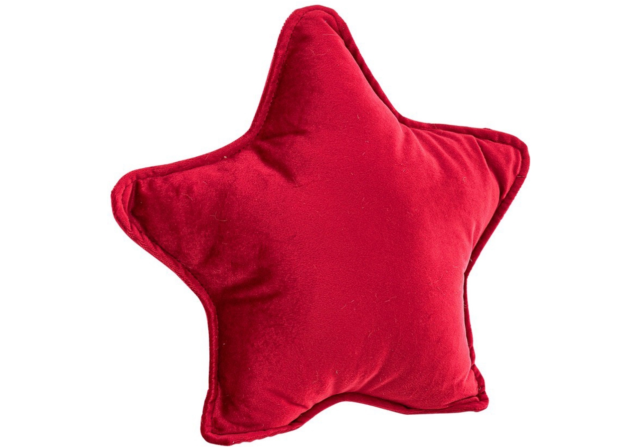 Cuscino stella rosso 10 cm