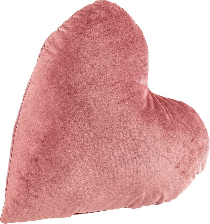 Cuscino cuore rosa 15 cm