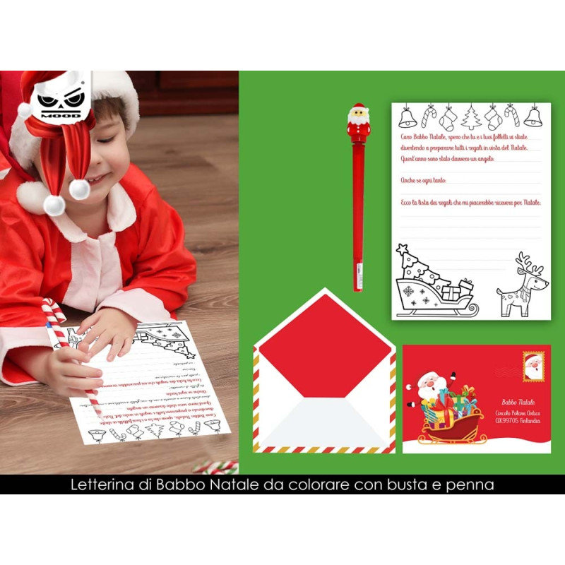 Letterina di Natale con penna