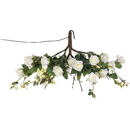 Lampadario rose con 48 led