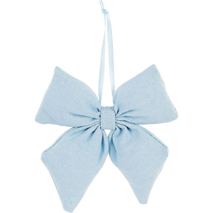 Fiocco in cotone azzurro