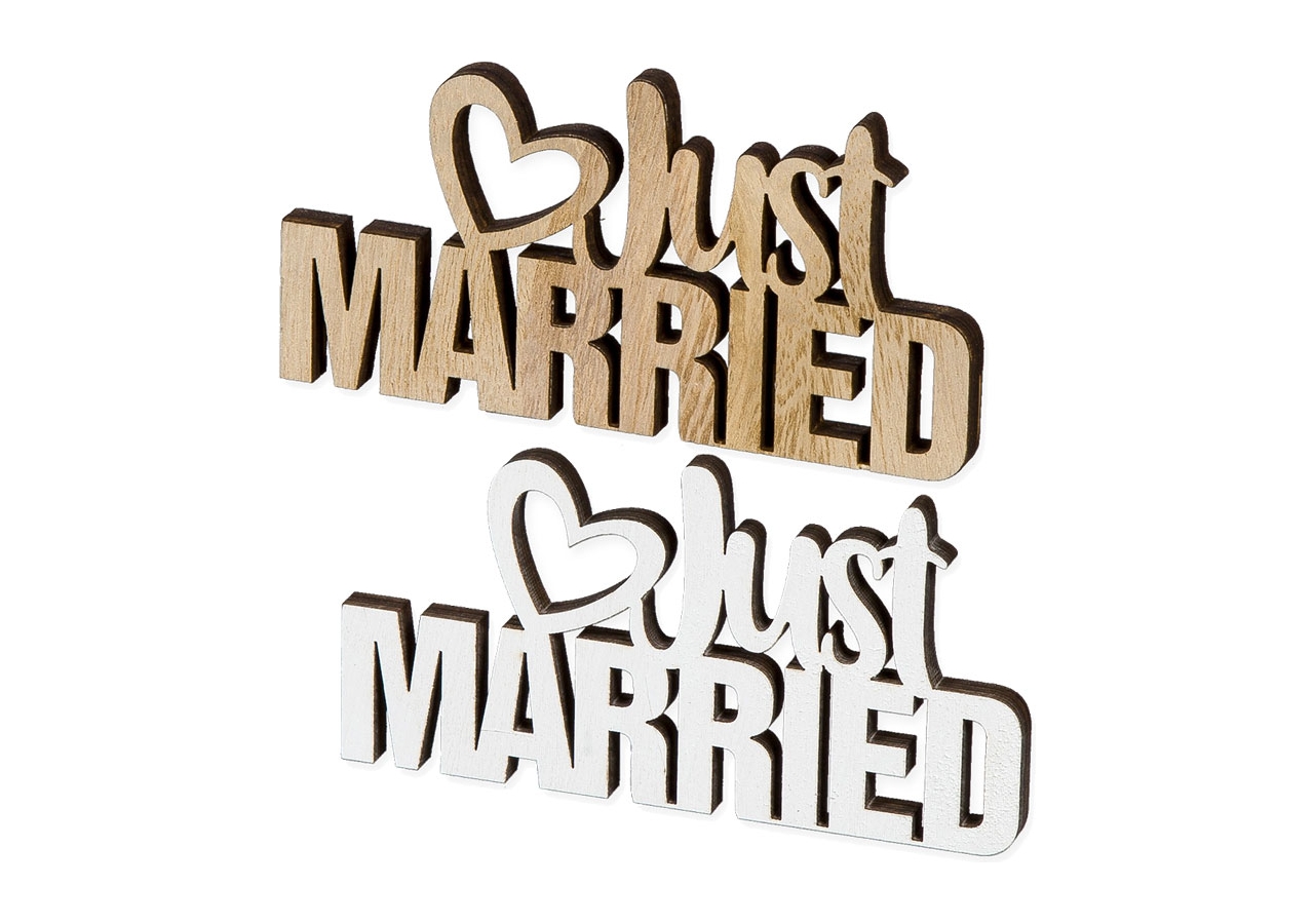 Timbri Legno Mini Woodies - Just Married