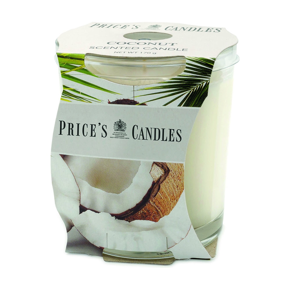 Candela Profumata in Vetro Diverse Colorazioni | Vendita Ingrosso